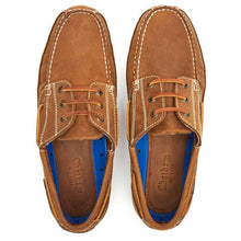 Load image into Gallery viewer, CHATHAM Mens Rockwell G2 Wide Fit Leather Boat Shoes - Walnut
