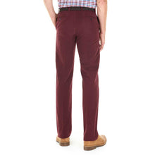 Load image into Gallery viewer, Gurteen Longford Winter Stretch Chinos – Cranberry

