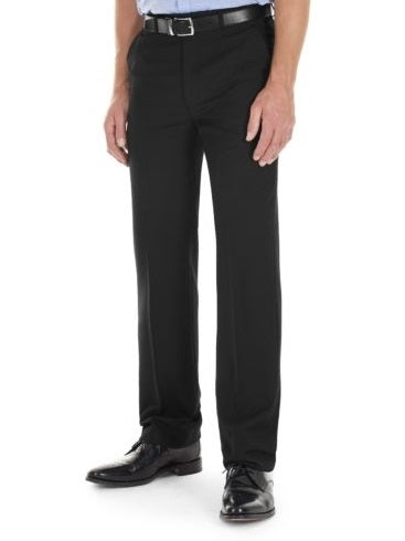 GURTEEN Trousers - Cologne Formal Stretch Flannels - Black