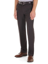 Load image into Gallery viewer, GURTEEN Trousers - Cologne Formal Stretch Flannels - Conker Brown
