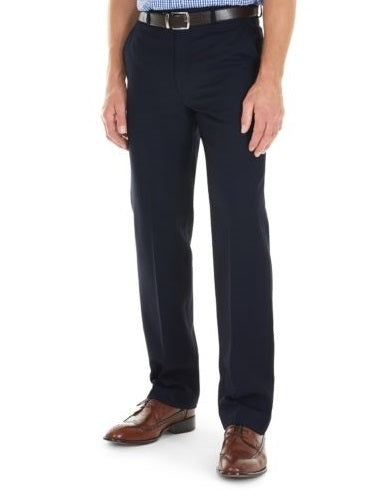 GURTEEN Trousers - Cologne Formal Stretch Flannels - Navy