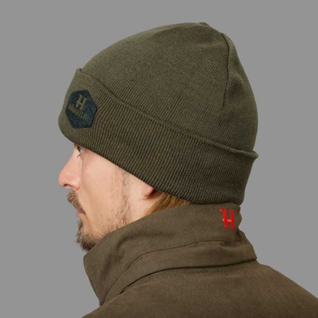 HARKILA Driven Hunt Reversible Beanie - Willow Green Harkila