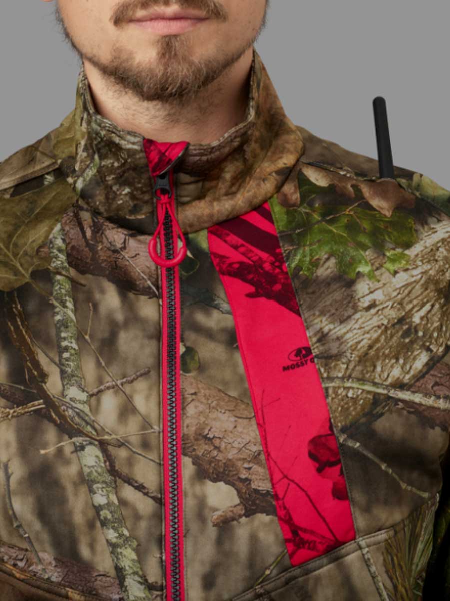 HARKILA Moose Hunter 2.0 Fleece Jacket - Mens - Mossy Oak Break-Up Country / Mossy Oak Red