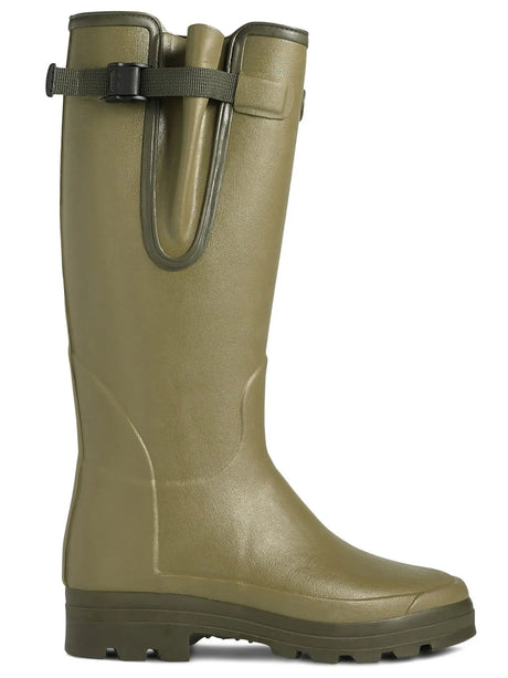 LE CHAMEAU Boots - Mens Vierzonord Neoprene Lined - Vert Vierzon