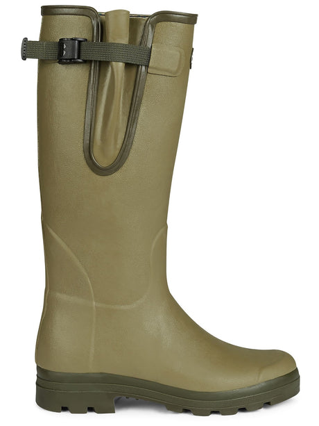 LE CHAMEAU Vierzon Boots - Mens Jersey Lined - Iconic Green Le Chameau