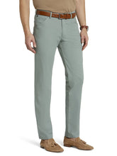 Load image into Gallery viewer, MEYER Chino Trousers - Chicago Micro-Structure Cotton - Green
