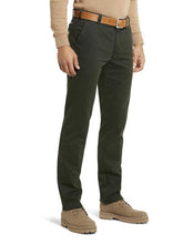 Load image into Gallery viewer, 40% OFF - MEYER Trousers - New York 5566 Super Stretch Cotton Chinos - Dark Green - Size: 32 REG &amp; 40 Short

