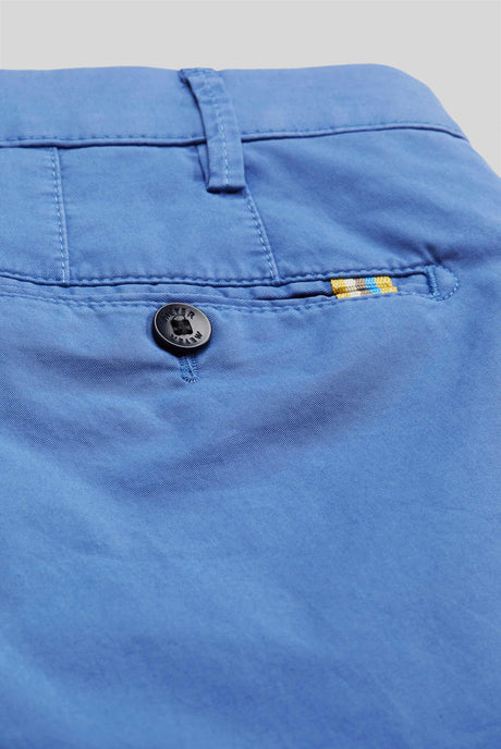 MEYER B-Palma Shorts - Men's Cotton Twill - Blue Meyer