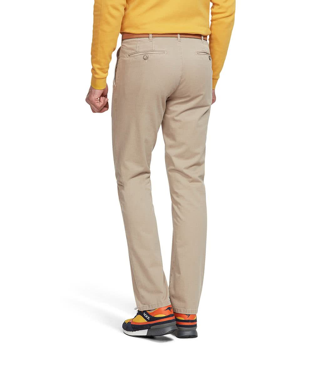 50% OFF - MEYER Trousers - New York Lightweight Cotton Twill Chinos - Beige - Size: 46 REG