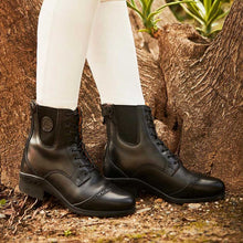 Load image into Gallery viewer, MOUNTAIN HORSE Aurora Back Zip Paddock Boots - Black
