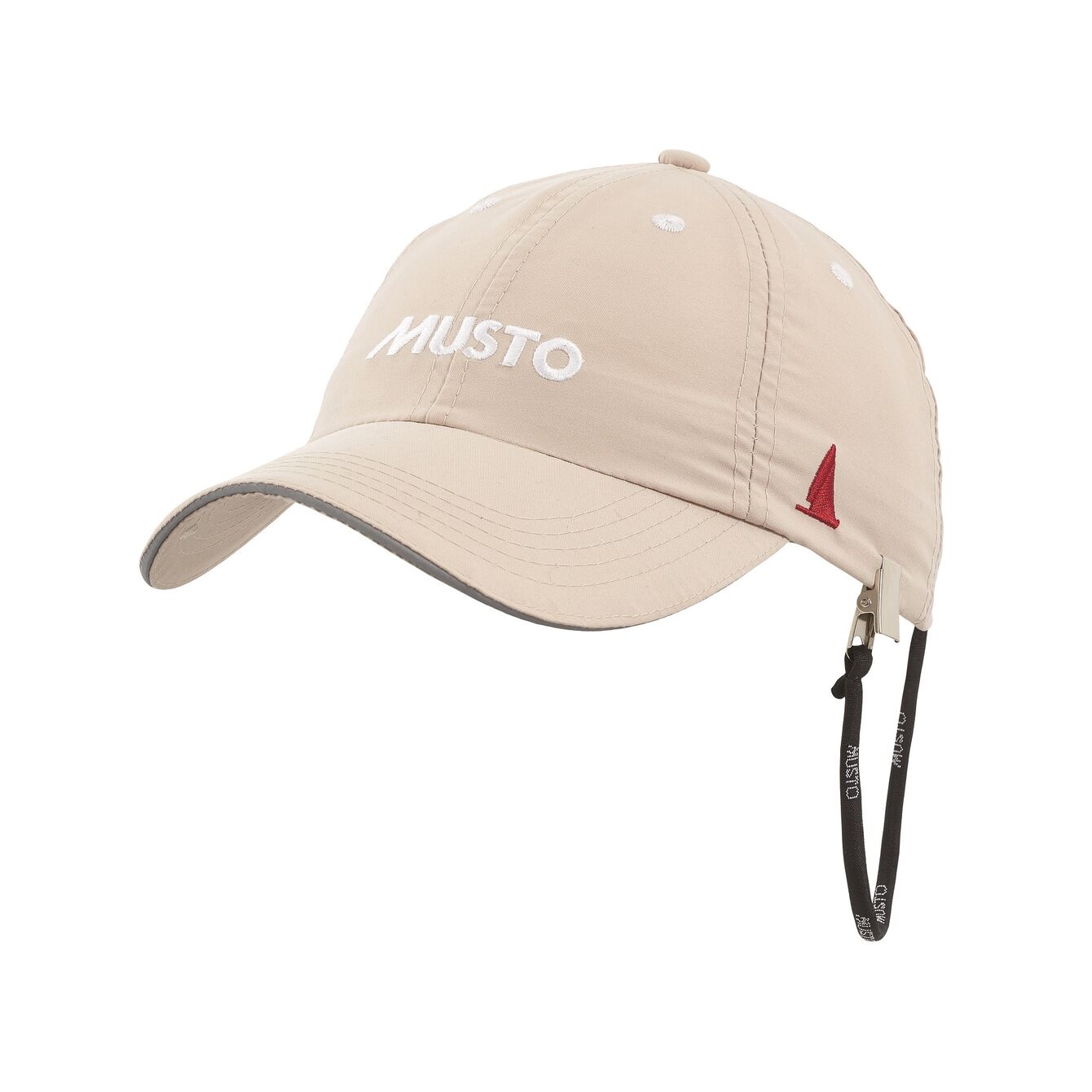 MUSTO Cap - Essential Evo Fast Dry Crew Cap - Light Stone