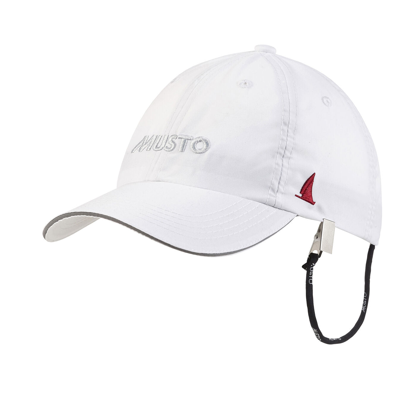 MUSTO Cap - Essential Evo Fast Dry Crew Cap - White