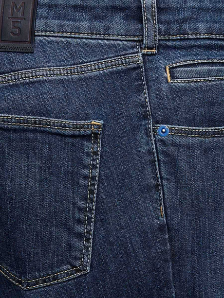Meyer M5 Jeans - 6209 Stretch Denim - Regular Fit - Stone Blue