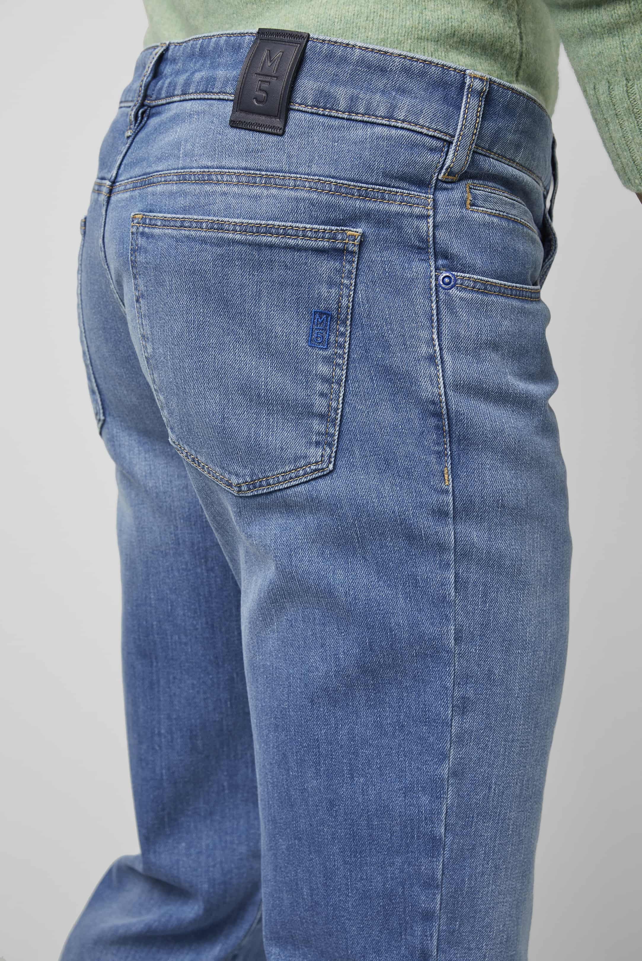 MEYER M5 Jeans - 6209 Regular Fit - Fairtrade Stretch Denim - Light Blue