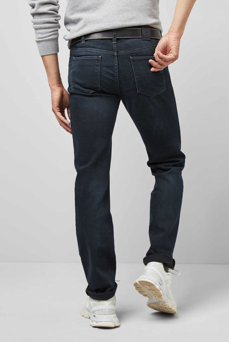 MEYER M5 Jeans - 6209 Regular Fit - Fairtrade Stretch Denim - Navy Meyer