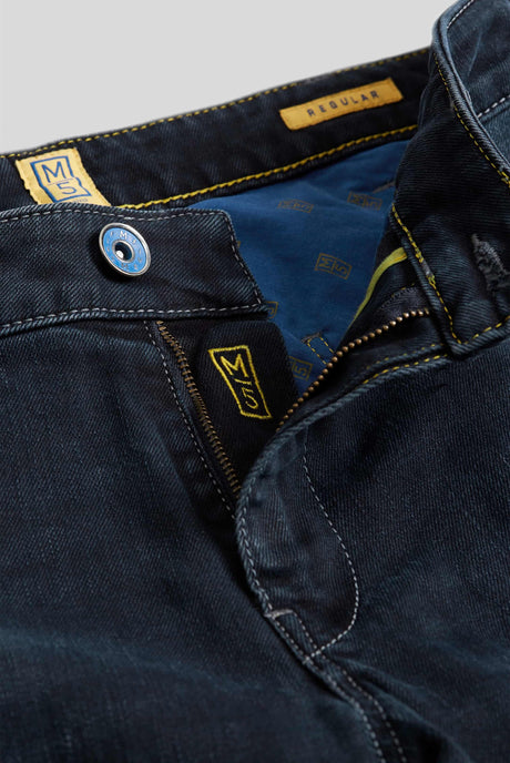 MEYER M5 Jeans - 6209 Regular Fit - Fairtrade Stretch Denim - Navy Meyer