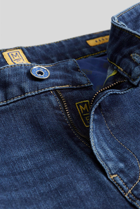 MEYER M5 Jeans - 6209 Regular Fit - Fairtrade Stretch Denim - Stone Blue Meyer