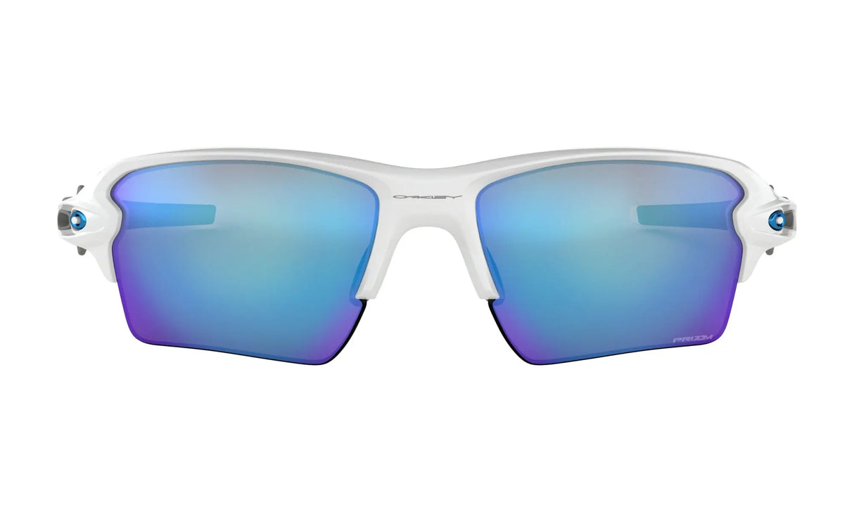 OAKLEY Flak 2.0 XL Sunglasses - Polished White - Prizm Sapphire Oakley