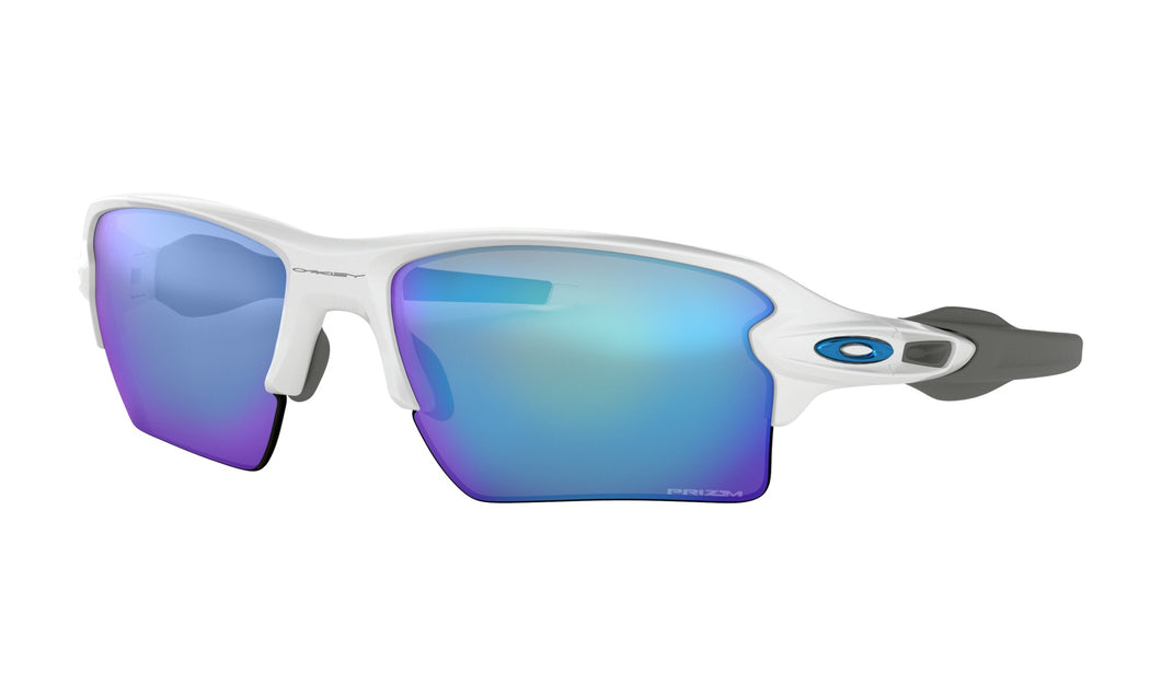 OAKLEY Flak 2.0 XL Sunglasses - Polished White - Prizm Sapphire Lens