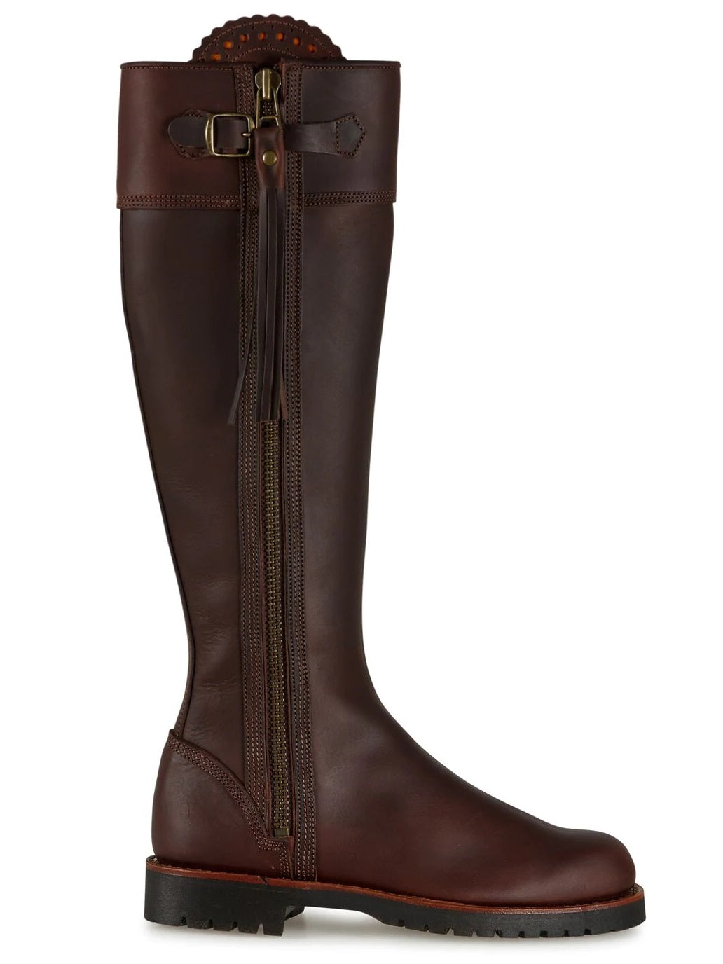 PENELOPE CHILVERS Long Tassel Boots - Leather - Conker