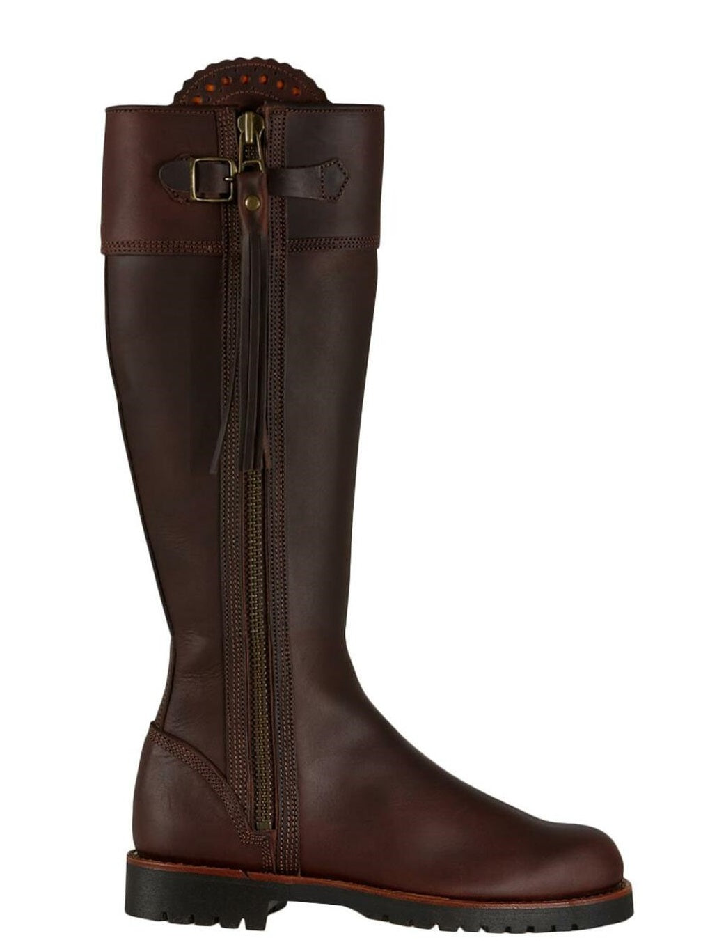 PENELOPE CHILVERS Standard Tassel Boots - Leather - Conker