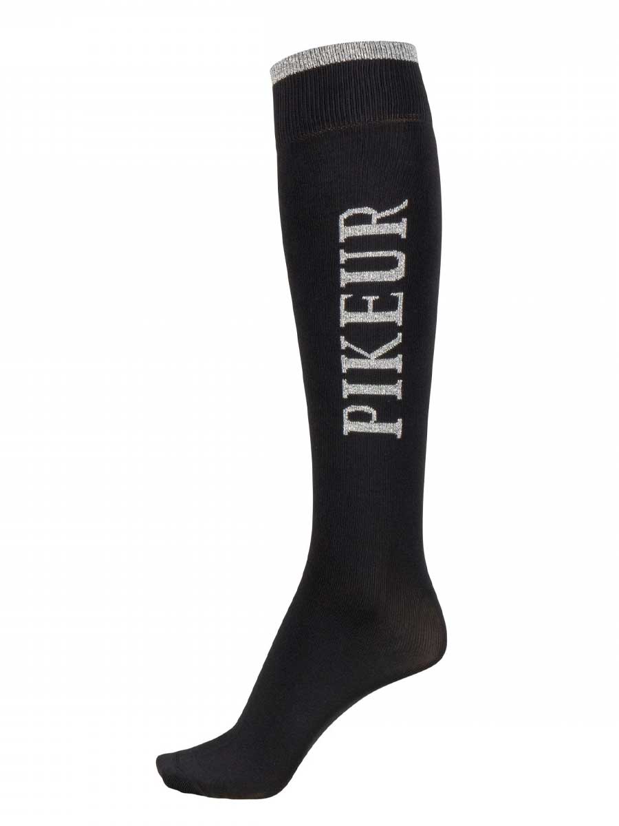 PIKEUR Knee Length Tube Socks - Black