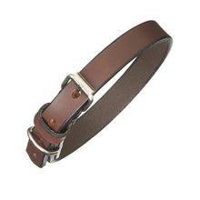 Load image into Gallery viewer, PAMPEANO Leather Dog Collar - Brown
