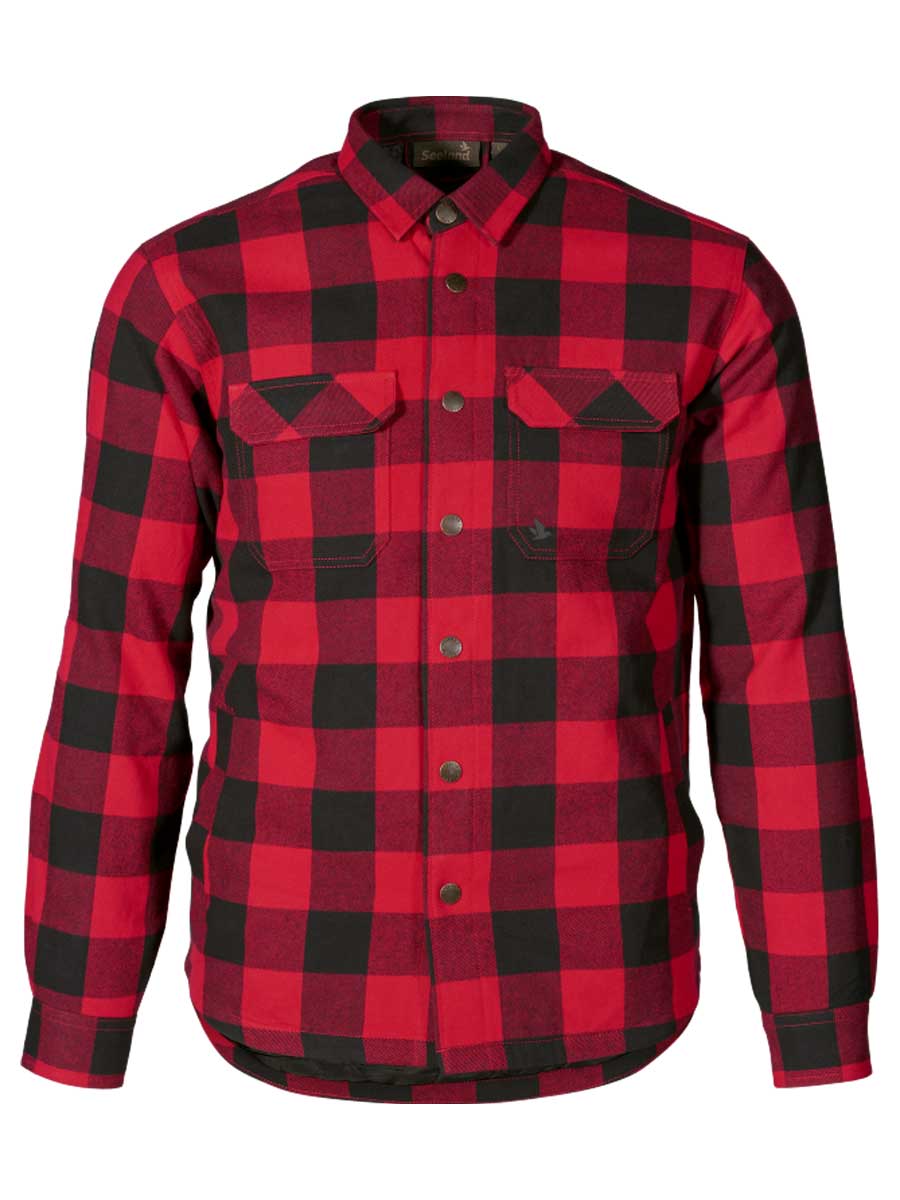 SEELAND Canada Shirt - Mens - Red Check