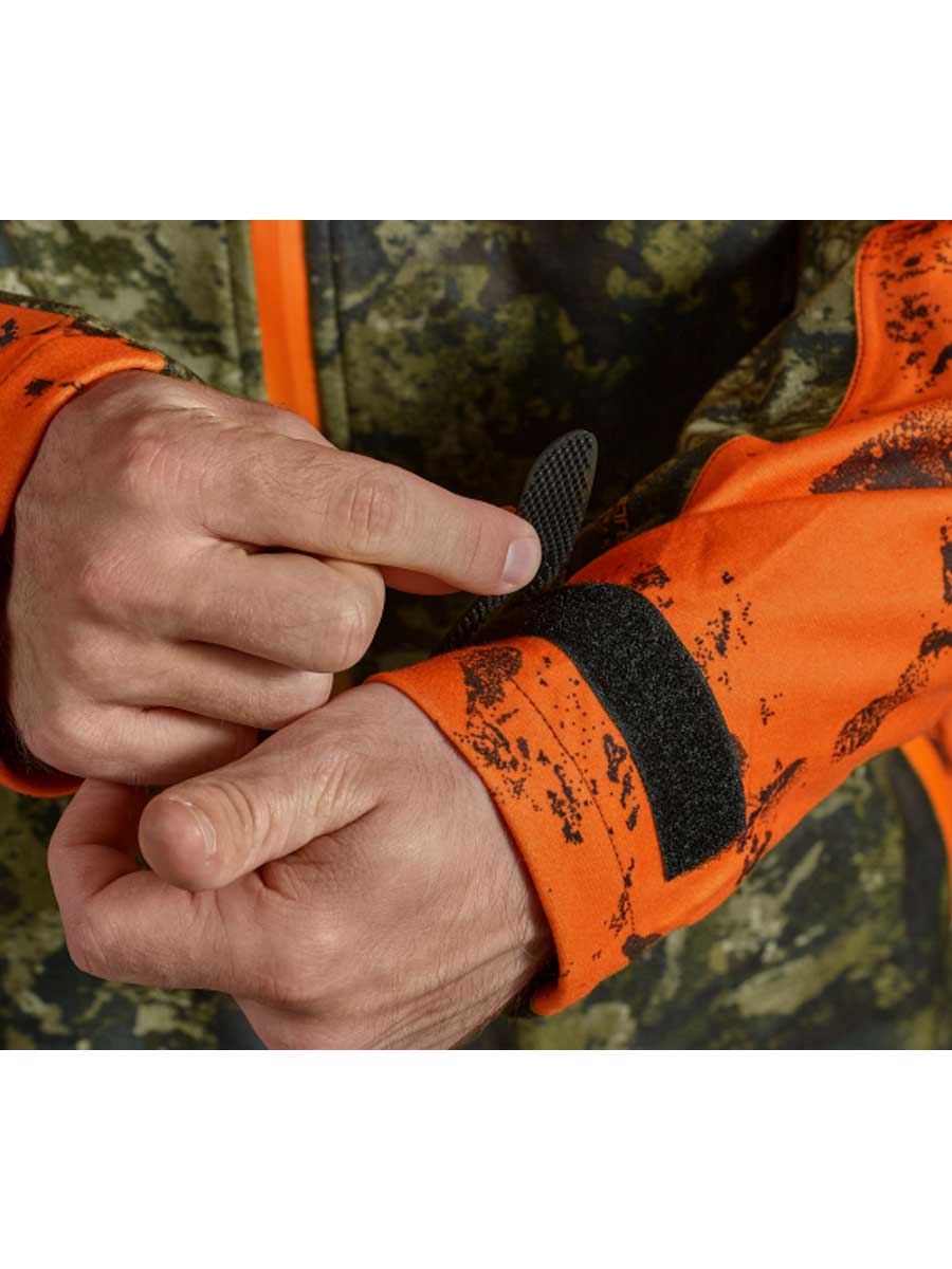 SEELAND Vantage Jacket – Mens - InVis Green / InVis Orange Blaze Seeland