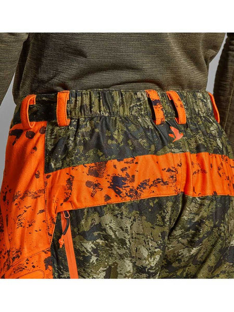 SEELAND Vantage Trousers - Men's - InVis Green / InVis Orange Blaze Seeland