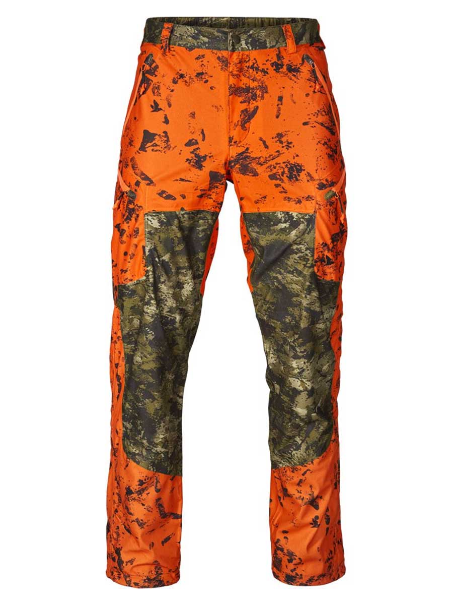 SEELAND Vantage Trousers - Men's - InVis Green / InVis Orange Blaze Seeland