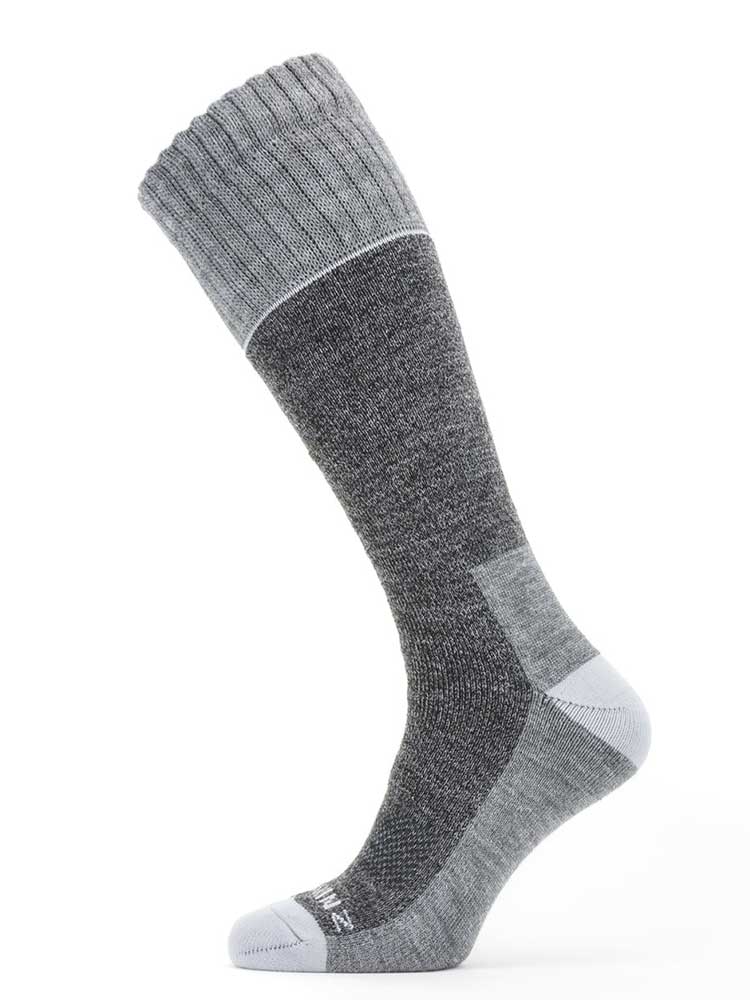 SEALSKINZ Socks - Solo QuickDry Knee Length - Grey