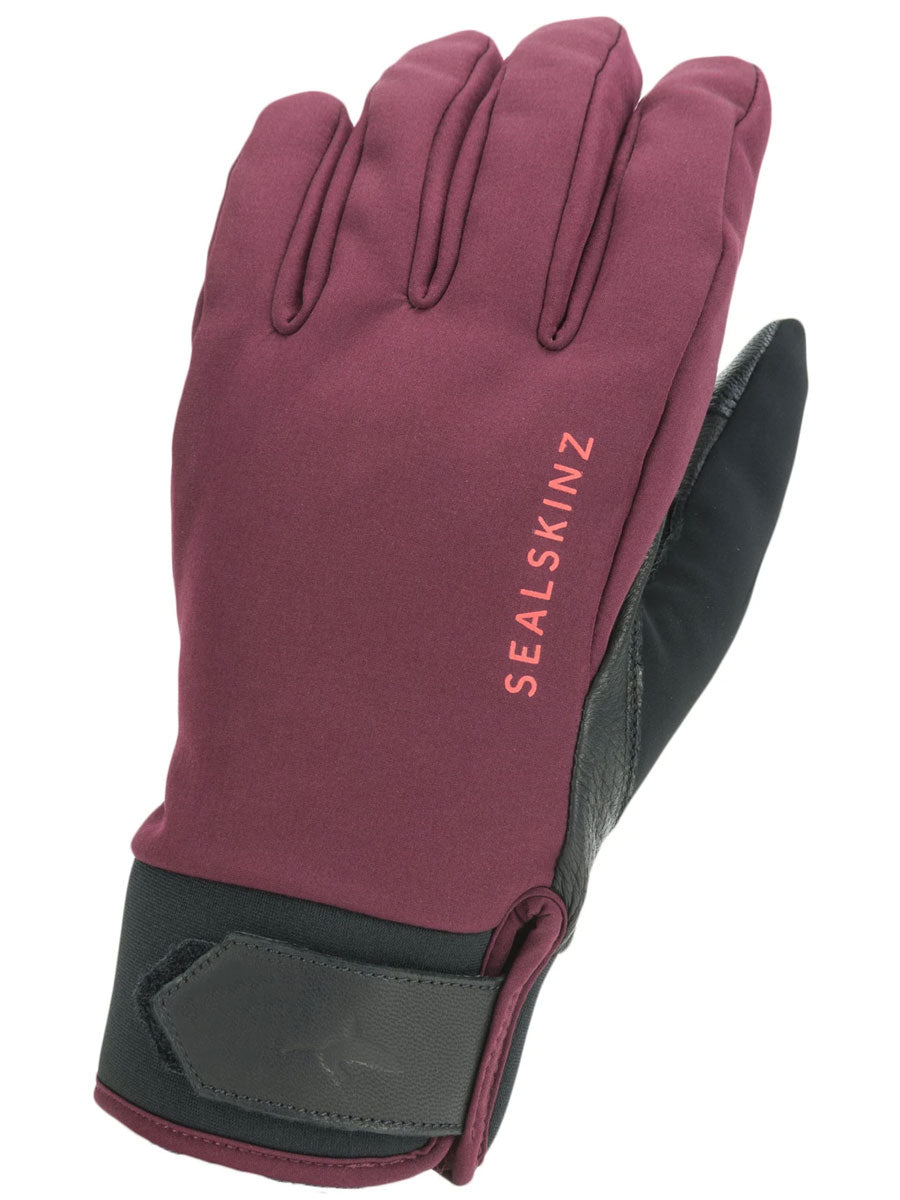 SEALSKINZ Gloves - Women's Waterproof All Weather Insulated Glove - Red