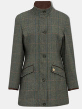 Load image into Gallery viewer, ALAN PAINE Combrook Field Coat - Ladies Tweed - Spruce
