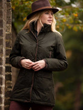 Load image into Gallery viewer, ALAN PAINE Jacket - Ladies Fernley Waterproof Weekend Coat - Woodland
