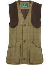 Load image into Gallery viewer, ALAN PAINE Shooting Waistcoat - Mens Rutland Tweed - Lichen

