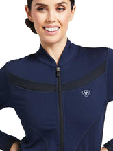 Load image into Gallery viewer, ARIAT Ascent Full Zip Sweatshirt - Womens - Navy
