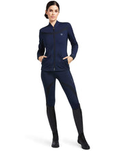 Load image into Gallery viewer, ARIAT Ascent Full Zip Sweatshirt - Womens - Navy
