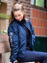 Load image into Gallery viewer, ARIAT Stable Jacket - Womens Insulated - Navy
