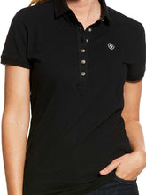 Load image into Gallery viewer, ARIAT Prix 2.0 Polo Shirt - Womens - Black
