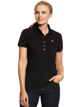Load image into Gallery viewer, ARIAT Prix 2.0 Polo Shirt - Womens - Black
