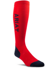 Load image into Gallery viewer, ARIAT Socks - AriatTEK Performance - Red
