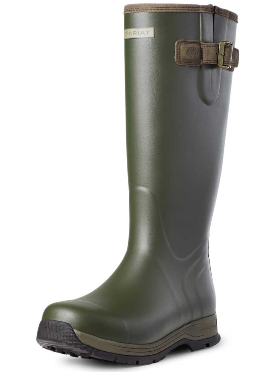 ARIAT Wellies - Mens Burford Neoprene Insulated Boots - Olive Night