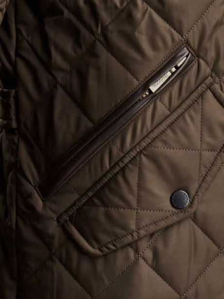 BARBOUR Jacket - Mens Chelsea Sportsquilt Tailored Fit - Olive