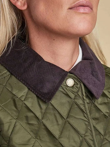 BARBOUR Jacket Ladies Annandale Quilted Olive – A Farley