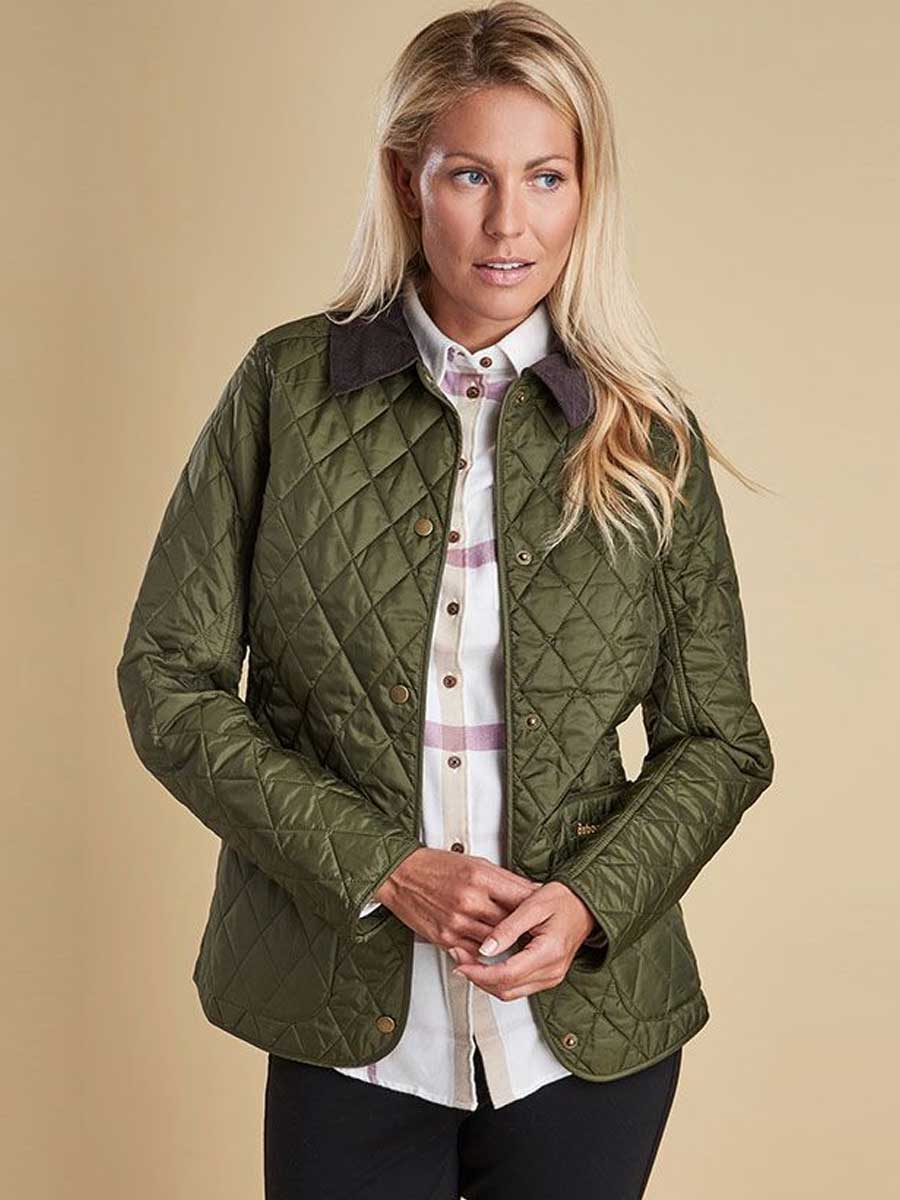 BARBOUR Jacket - Ladies Annandale Quilted - Olive