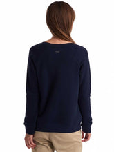 Load image into Gallery viewer, barbour-jumper-otterburn-ladies-overlayer-navy-back

