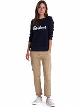 Load image into Gallery viewer, barbour-jumper-otterburn-ladies-overlayer-navy-lifestyle2
