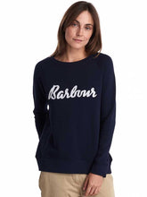 Load image into Gallery viewer, barbour-jumper-otterburn-ladies-overlayer-navy-lifestyle
