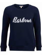 Load image into Gallery viewer, barbour-jumper-otterburn-ladies-overlayer-navy

